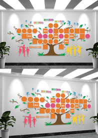 幼儿园照片墙学生风采墙