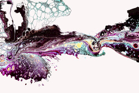 炫彩流体渐变科技线条背景