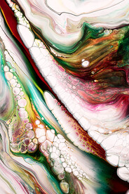 炫彩流体渐变科技线条背景