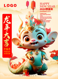 龙年卡通吉祥物