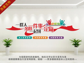 团队精神文化墙