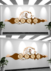 古典中医养生文化墙