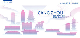 沧州城市建筑风景