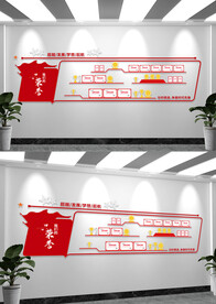 我们的荣誉党建荣誉墙