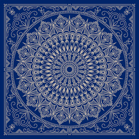 高清数码印花地毯方巾图案设计