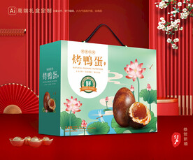 烤鸭蛋包装 咸鸭蛋礼盒