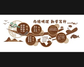 校园文化墙 校训文化墙