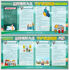 职业病周职业健康素养60条展板