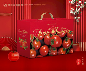 西红柿礼盒 圣女果包装