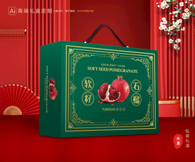 石榴包装 水果礼盒