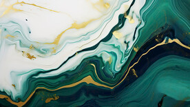 绿色金线渐变大理石背景