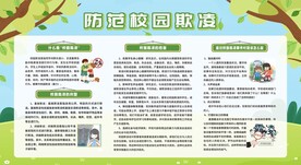预防防范校园欺凌展板