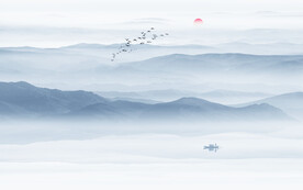 新中式客厅电视背景墙