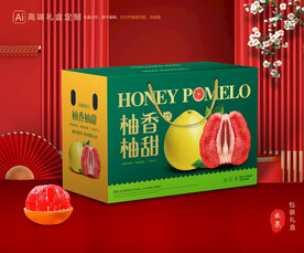 柚子包装 蜜柚礼盒