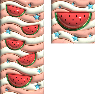 3D西瓜手机壁纸
