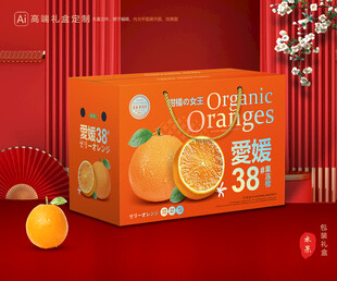 爱媛包装 果冻橙礼盒