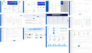 web后台网页统计分析网站全套