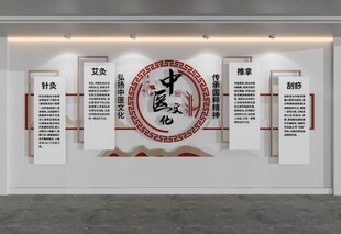 中医养生中医精神文化墙