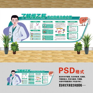 医院文化墙 慢乙肝
