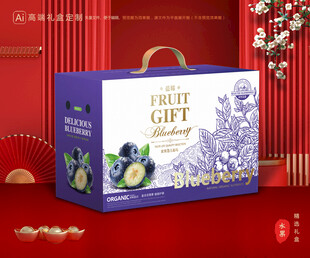 蓝莓包装 水果礼盒