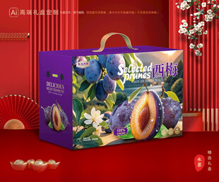 西梅包装 李子礼盒