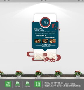 古典中医养生文化墙