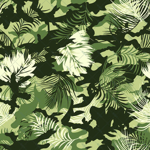 热带植物图案背景纹理