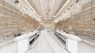 美妆店装修效果图