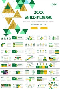 绿色农业产业总结计划ppt模板