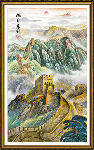 万里长城背景画