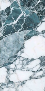 蓝白大理石纹理图案