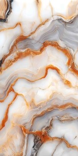 纹理优美的橙色大理石