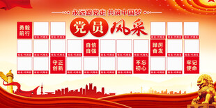 党建风采展示墙