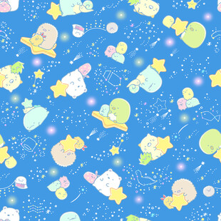 梦幻星空糖果图案背景