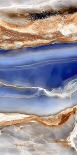 蓝色纹理大理石图案