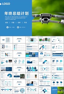 无人机行业工作总结汇报PPT