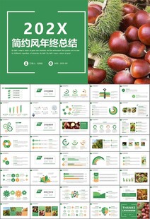 营养美食美味板栗种植宣传PPT