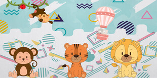 卡通儿童房背景