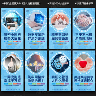 网格化管理展板