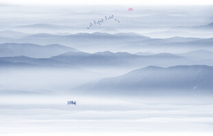 水墨山水画