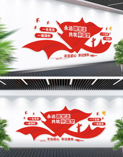 永远跟党走文化墙