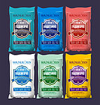 涂料包装（平面分层矢量图）