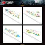 幼儿园楼道文化墙