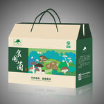 菌包装设计展开图