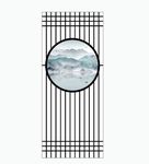 新中式水墨山 UV高清印刷