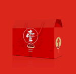 红枣包装 展开图包含psd效果