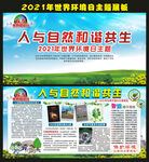 2021世界环境日展板