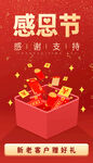 感恩节海报展板