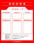 消防控制室展示牌