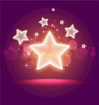 发光星星背景
